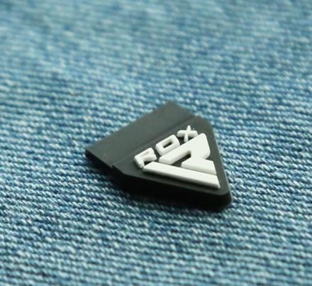 OEM Mini Embellishment PVC Rubber Emblem