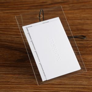 사용자 지정 디자인 의류 PVC 플라스틱 스윙 태그