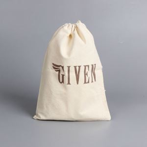 코 튼 Drawstring 선물 가방 무리 주머니