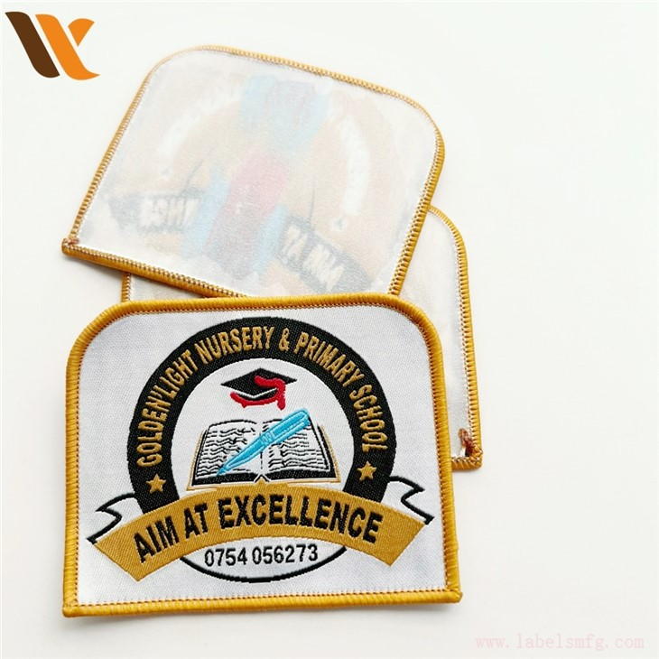 Custom Heat Transfer Patches Woven Epaulettes